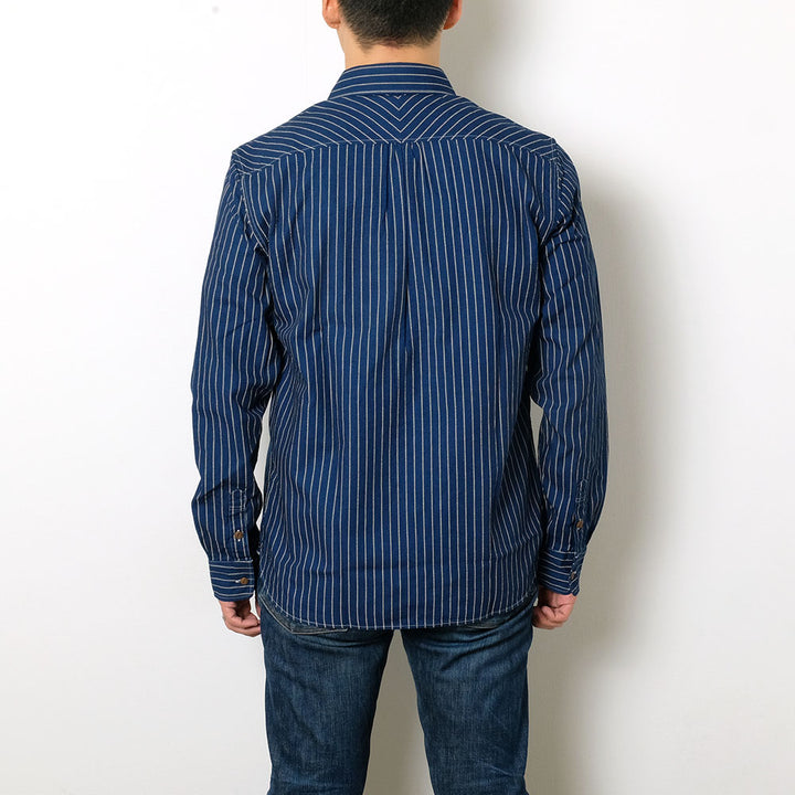 BURGUS PLUS - L/S One Pocket Wabash Shirt - BP15503-1