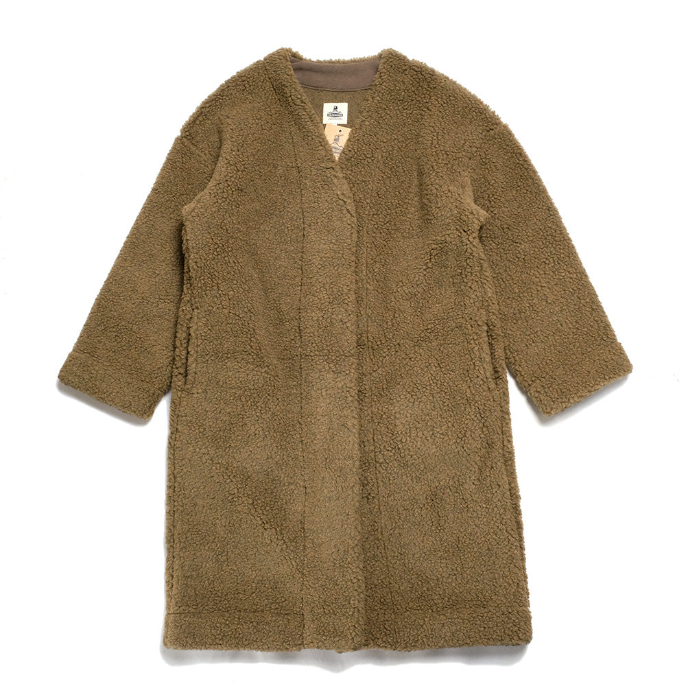 COLDBREAKER - Women's - WOOL NO COLLAR COAT - CB-18-03-23 – Sun