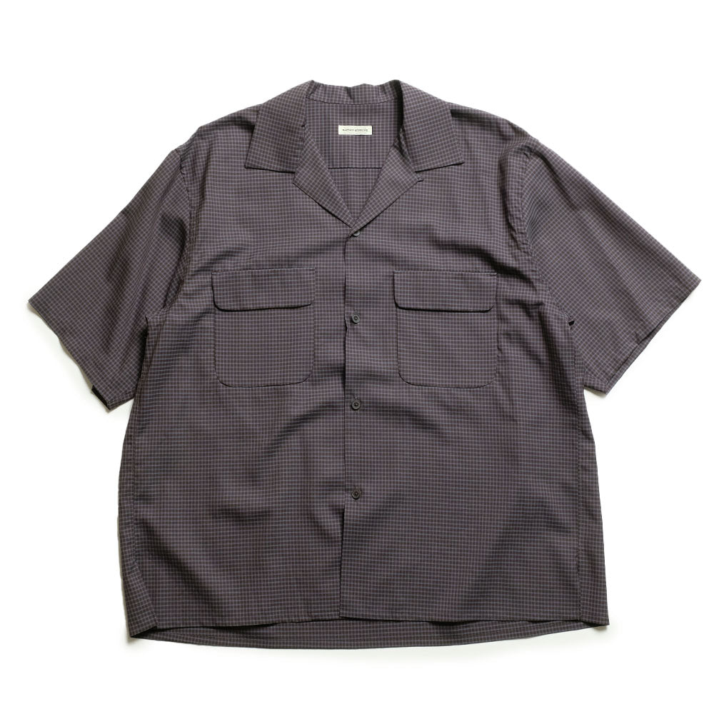 KAPTAIN SUNSHINE - Summer Wool Open Collar SS Shirt - KS26SSH02