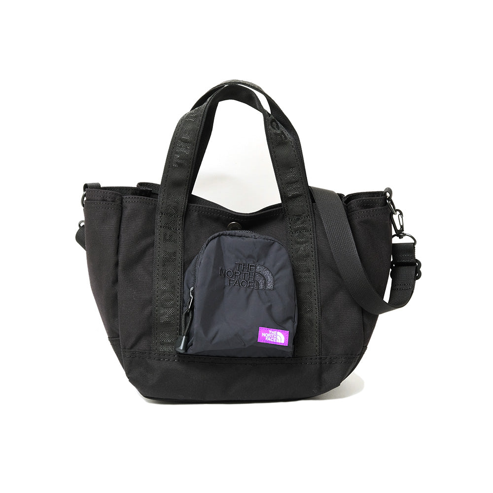 大人気！ノースフェイス/PPL コーデュラナイロンショルダートート 黒 THE NORTH FACE PURPLE LABEL (ザ ノースフェイス パープルレーベル