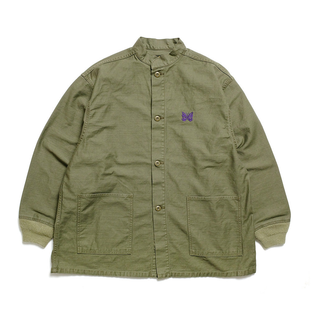 ジャケット・アウター Army Shirt Reversed Sateen NEEDLES Needles - Army Shirt - Reversed Sateen - RW216 – Sun House Online