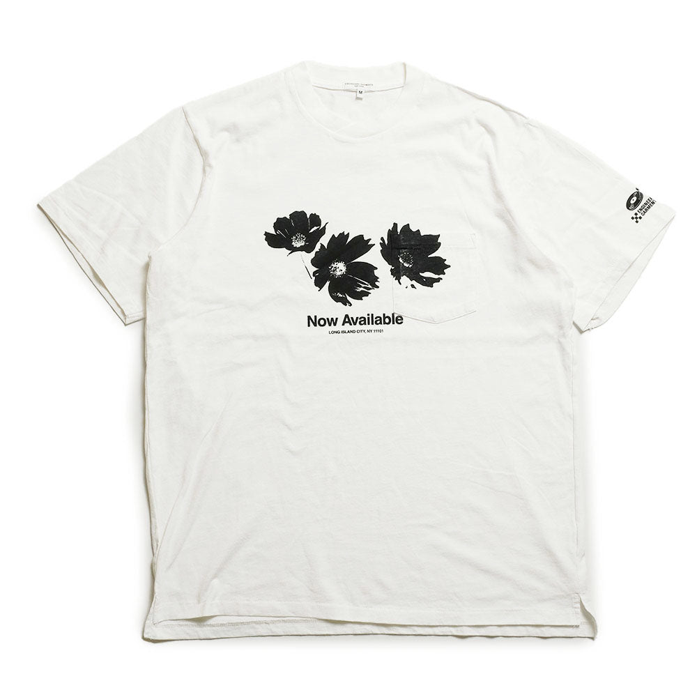 Engineered Garments - Printed Cross Crew Neck T-shirt - Flower