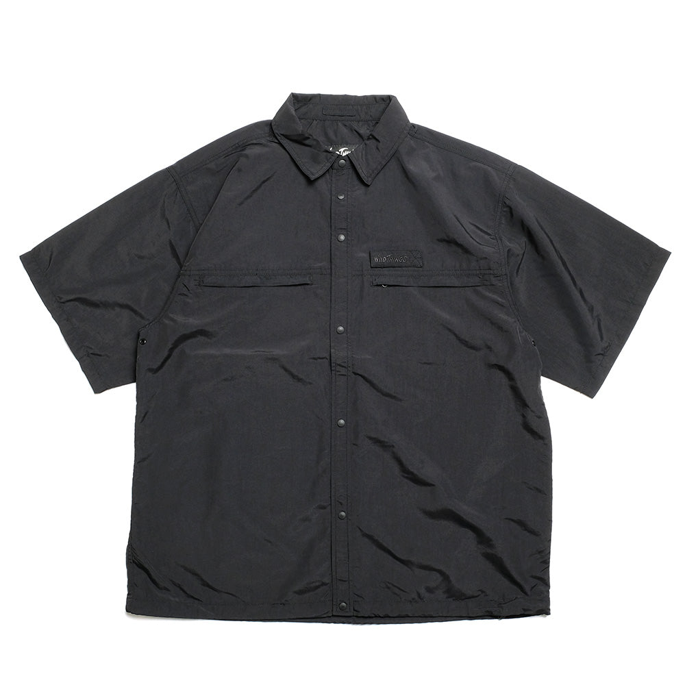 WILDTHINGS / CARRY SHIRTS/半袖シャツ/S/ナイロン/BLU/WT24009AD WILD THINGS - CARRY SHIRTS - WT24009AD – Sun House Online Store