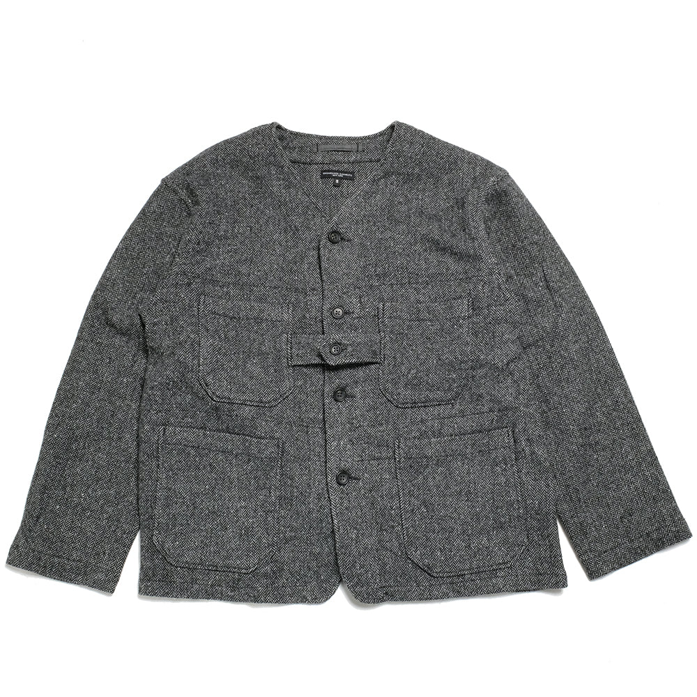 Engineered Garments - Cardigan Jacket - Poly Wool Herringbone