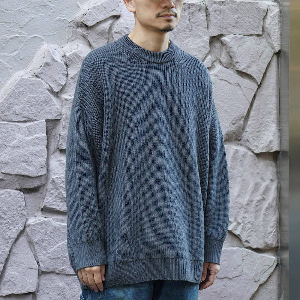 THE DAY - LOW GAUGE MERINO CREWNECK KNIT - D24W-03001