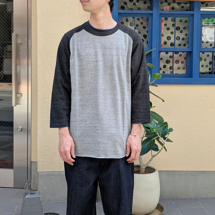 FilMelange - DOYLE - Organic Raffy Tenjiku / baseball T - 1001152