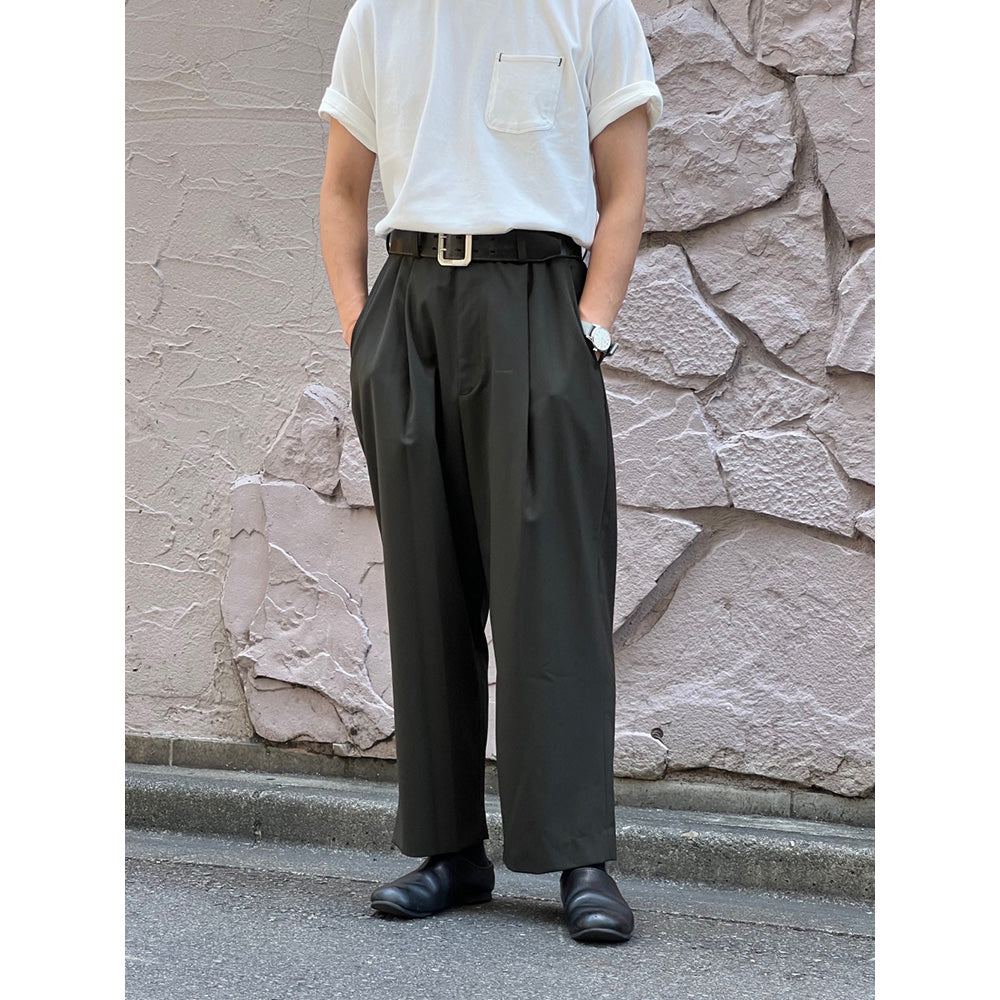 THE DAY - WOOL WIDE PANTS - D23-04001-2