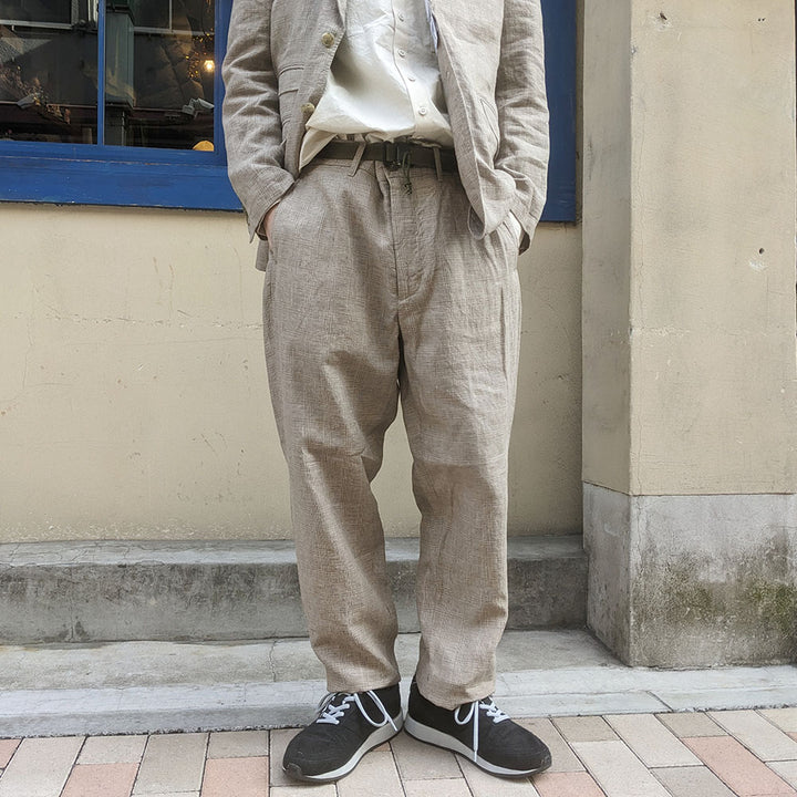 Engineered Garments - Andover Pant - Linen Glen Plaid - OR293