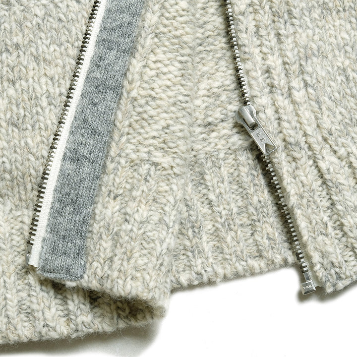 Fil Melange - SHAYNE - Shetland slub knit - Cowichan Sweater - 2321018