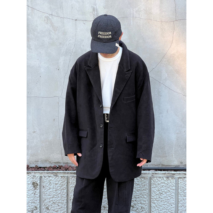 THE DAY - MOLESKIN LONG TAILORED JACKET - D23-05001