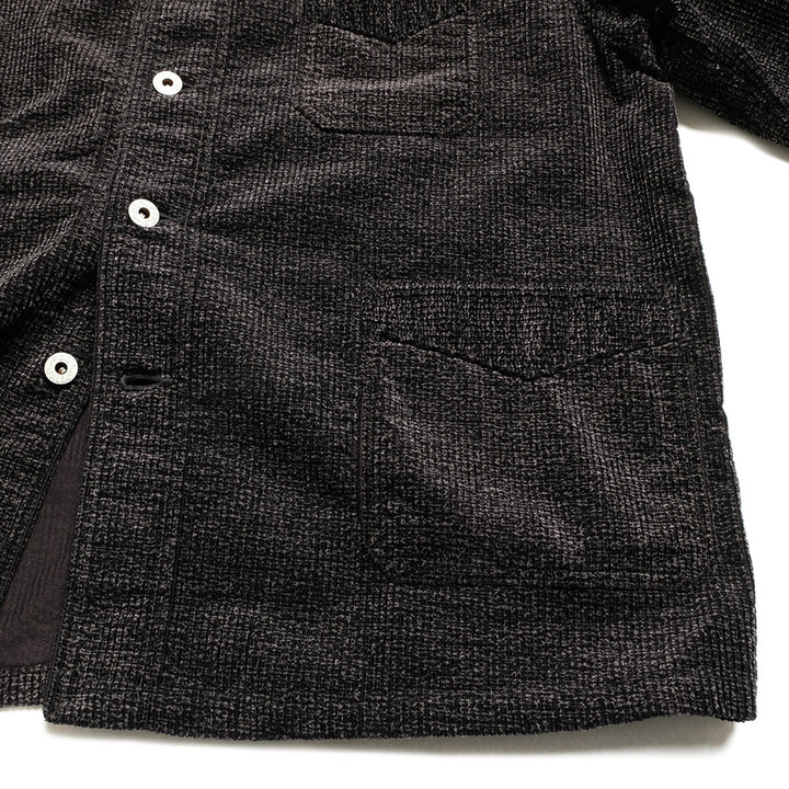 POST O’ALLS - POS-Travail 2 - Wide wale cords Printed gray - 3131-WWP