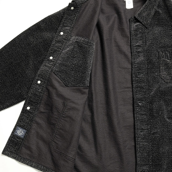 POST O’ALLS - POS-Travail 2 - Wide wale cords Printed gray - 3131-WWP