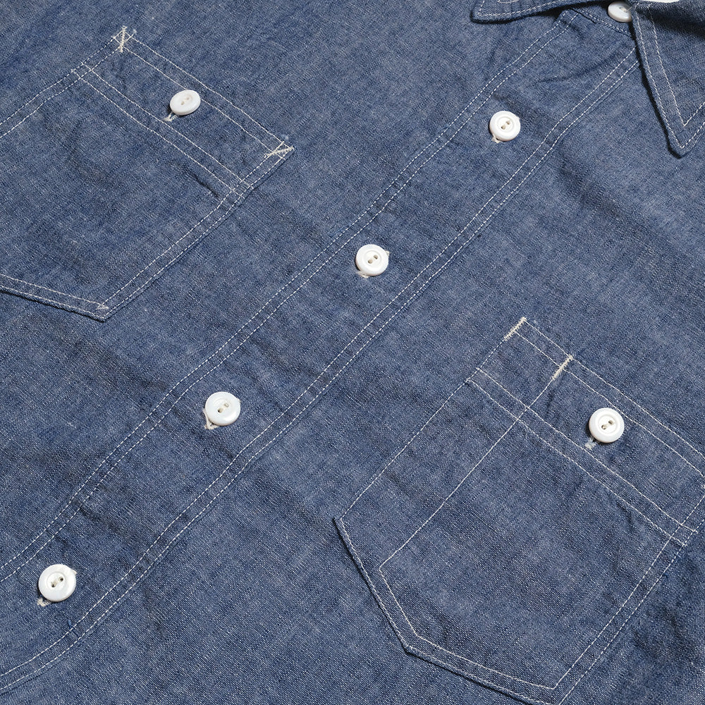 POST O'ALLS - St.Louis - Chambray indigo - 3217-11