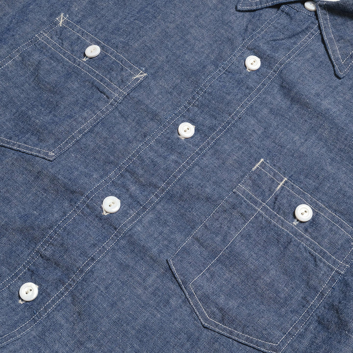 POST O'ALLS - St.Louis - Chambray indigo - 3217-11