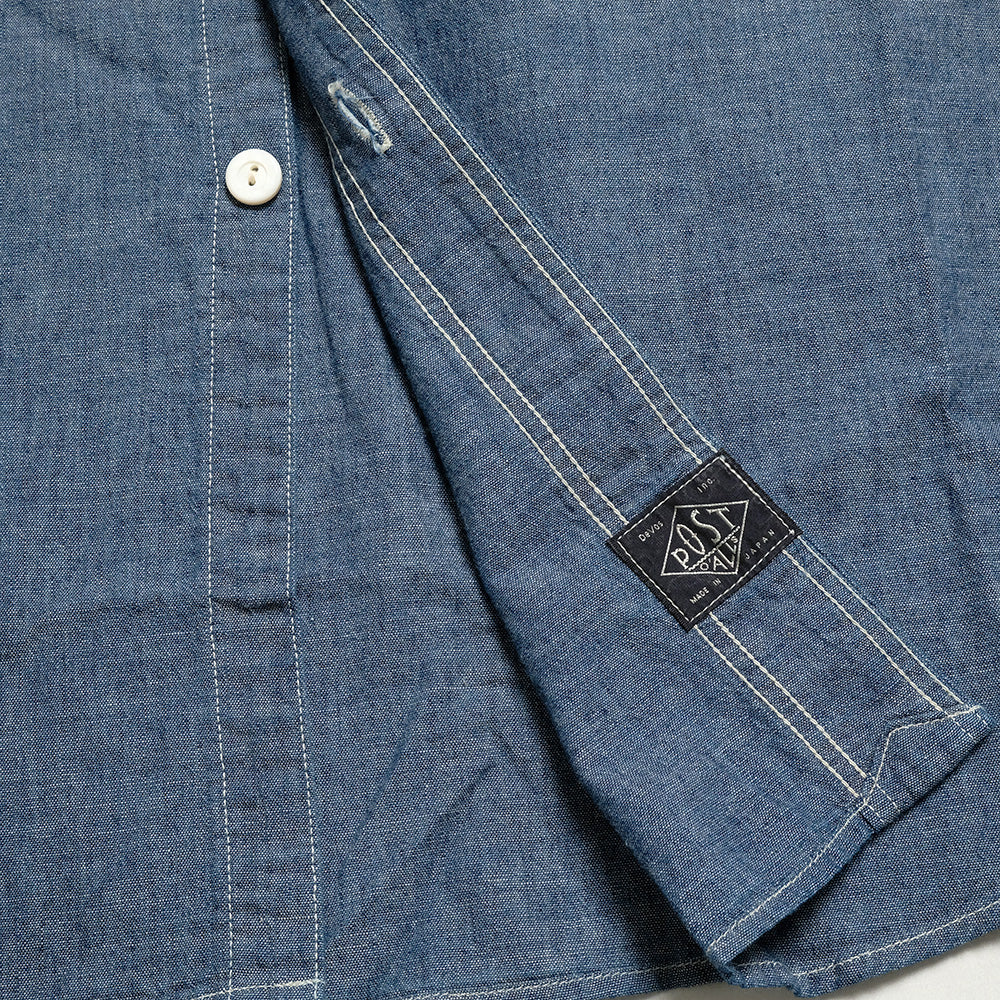 POST O'ALLS - St.Louis - Chambray indigo - 3217-11