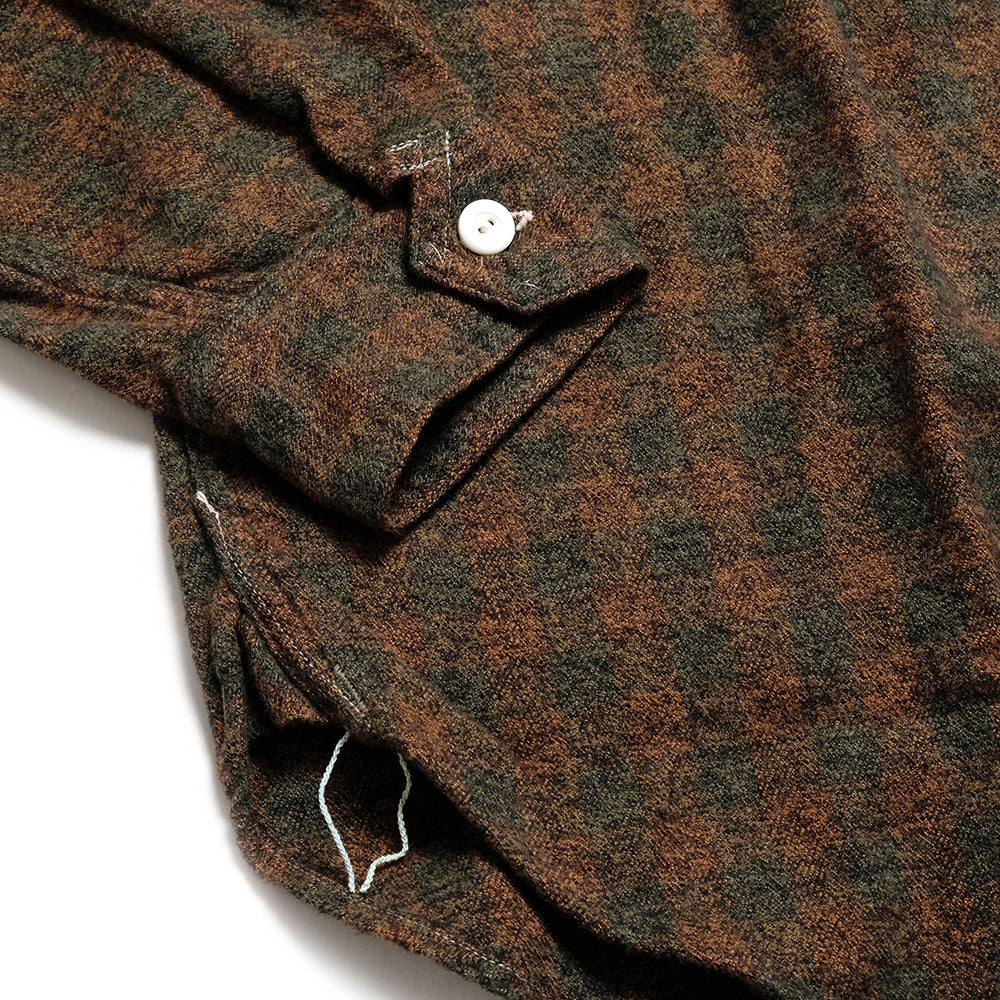 POST O'ALLS - St.Louis - Cotton Flannel Plaid orange block - 3217-FP4