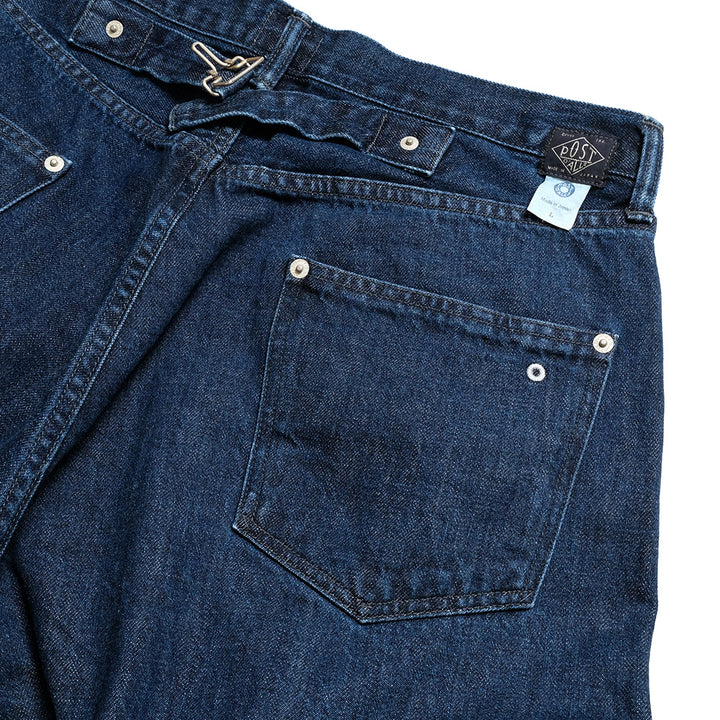 POST O'ALLS - No.10 Five Pocket - 12oz. Denim Indigo Deep Wash - 3324-12DI