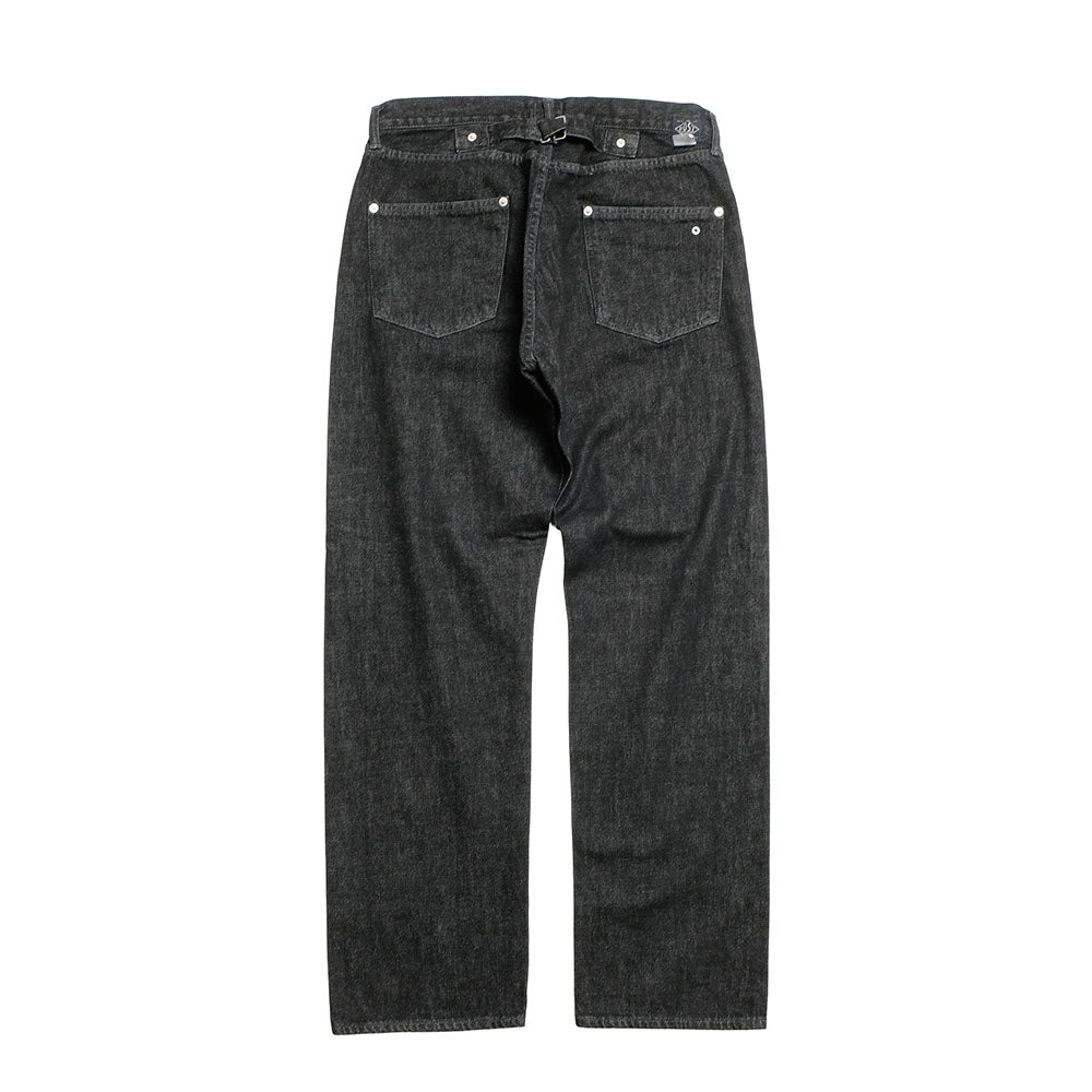 POST O'ALLS - No.10 Five Pocket - 12oz. Denim Black Deep Wash - 3324-12DB