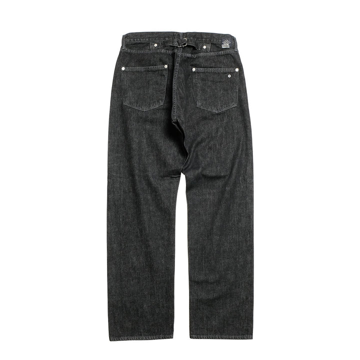 POST O'ALLS - No.10 Five Pocket - 12oz. Denim Black Deep Wash - 3324-12DB