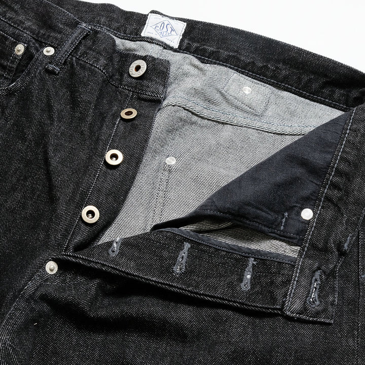 POST O'ALLS - No.10 Five Pocket - 12oz. Denim Black Deep Wash - 3324-12DB