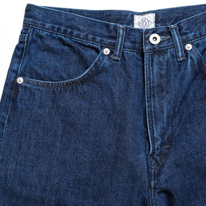 POST O'ALLS - 546 Flare R2 - 12oz. Denim Indigo Deep Wash - 3325-12DI