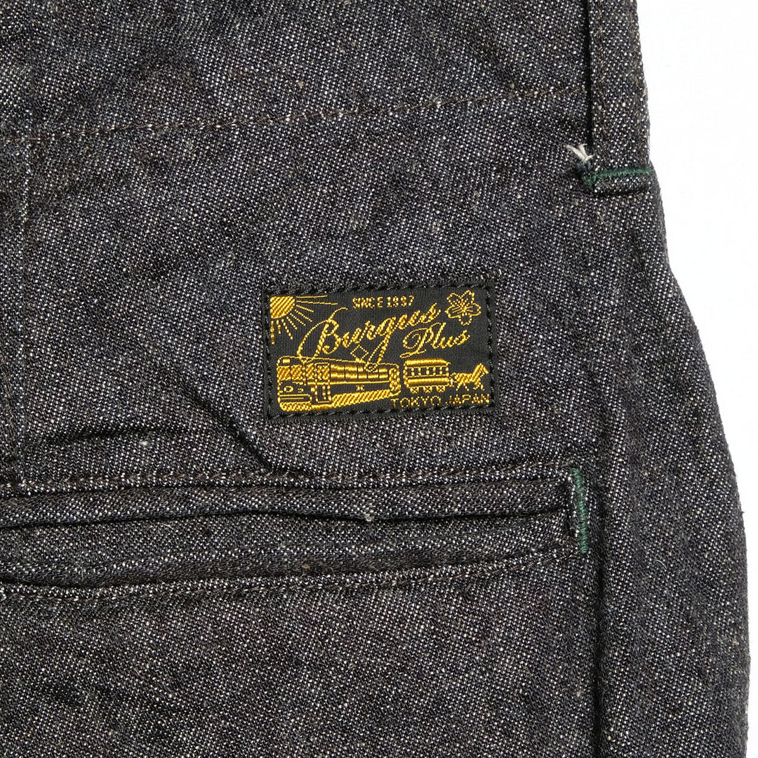 BURGUS PLUS - Military Trousers - Indigo Linen / Cotton Selvedge Denim -  Lot.402Z-11-ND
