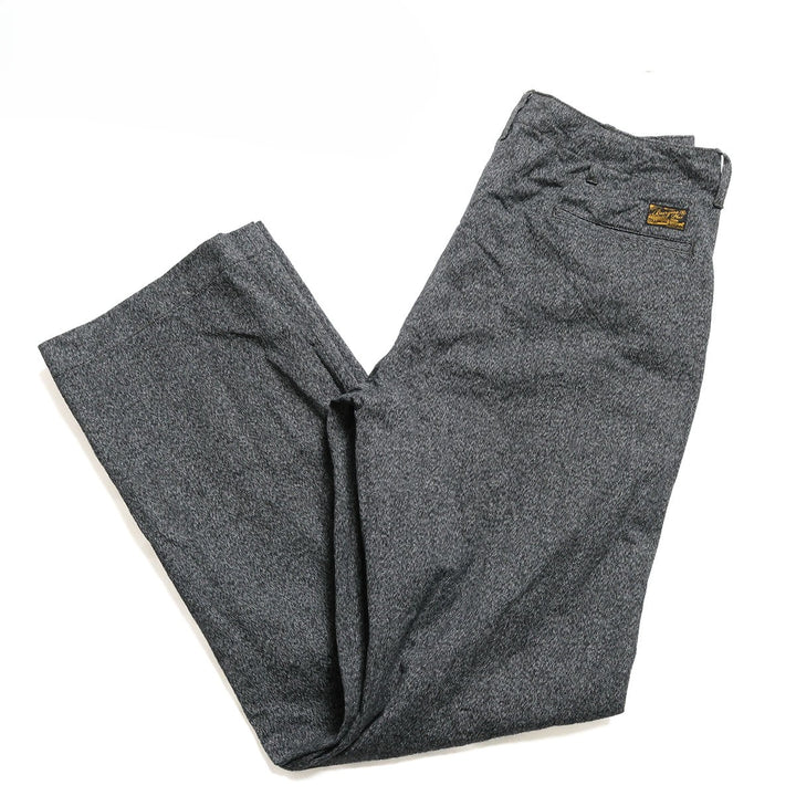 BURGUS PLUS - Lot.402Z - Military Trousers - Black Covert - 402Z-72