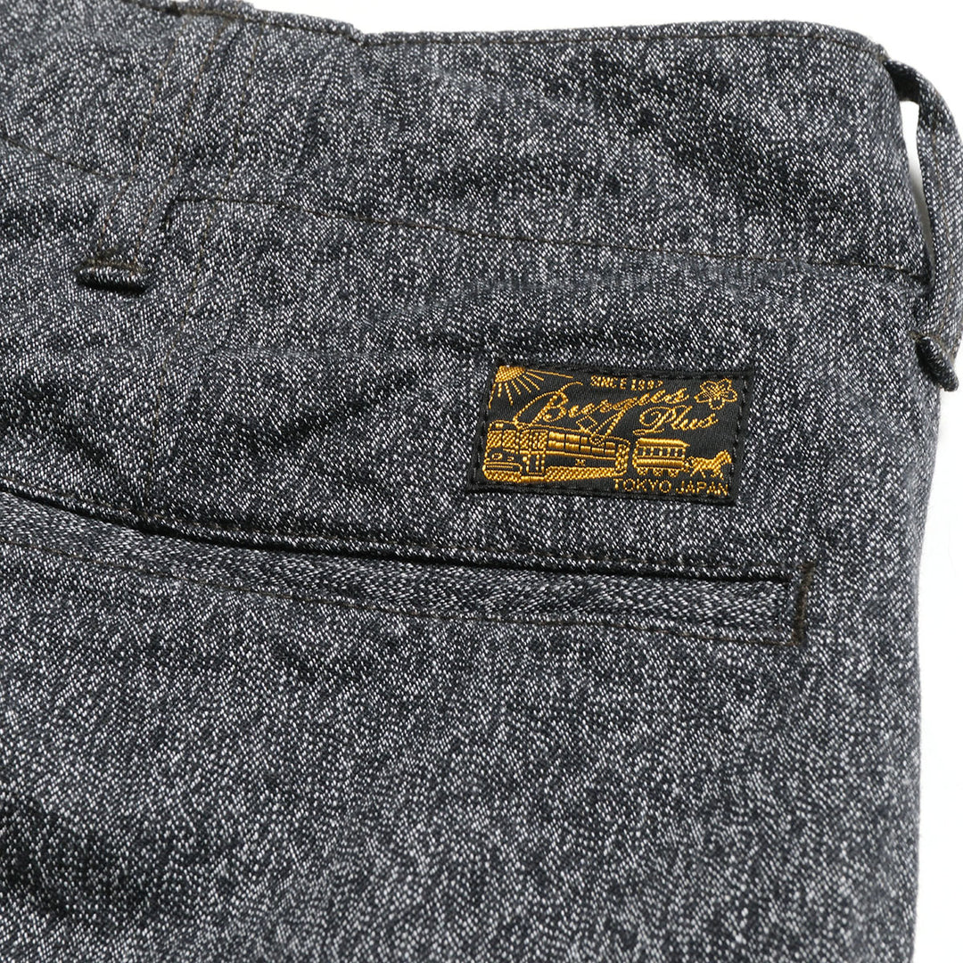 BURGUS PLUS - Lot.402Z - Military Trousers - Black Covert - 402Z-72