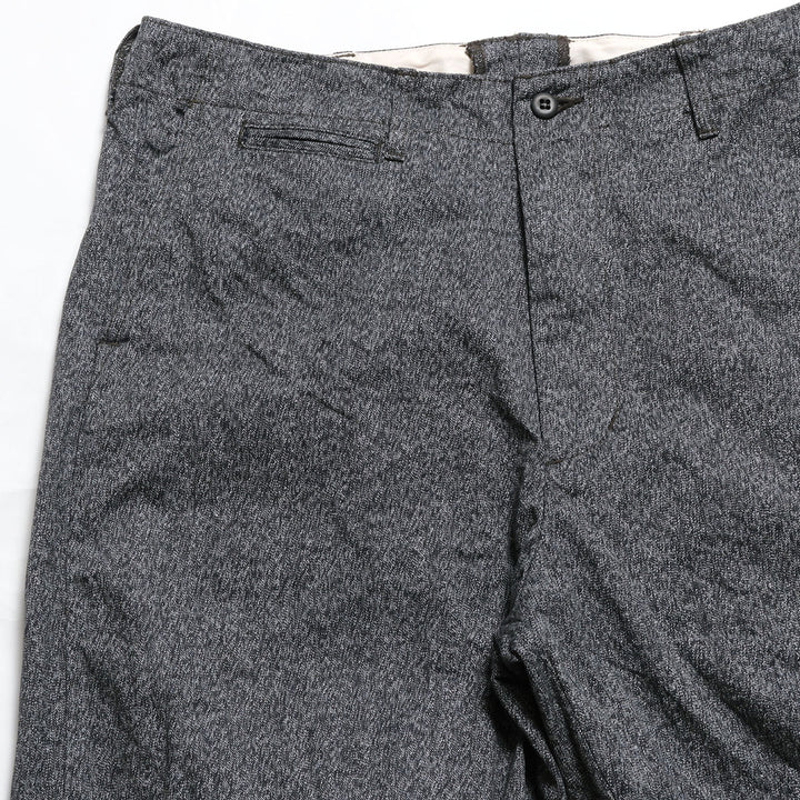 BURGUS PLUS - Lot.402Z - Military Trousers - Black Covert - 402Z-72