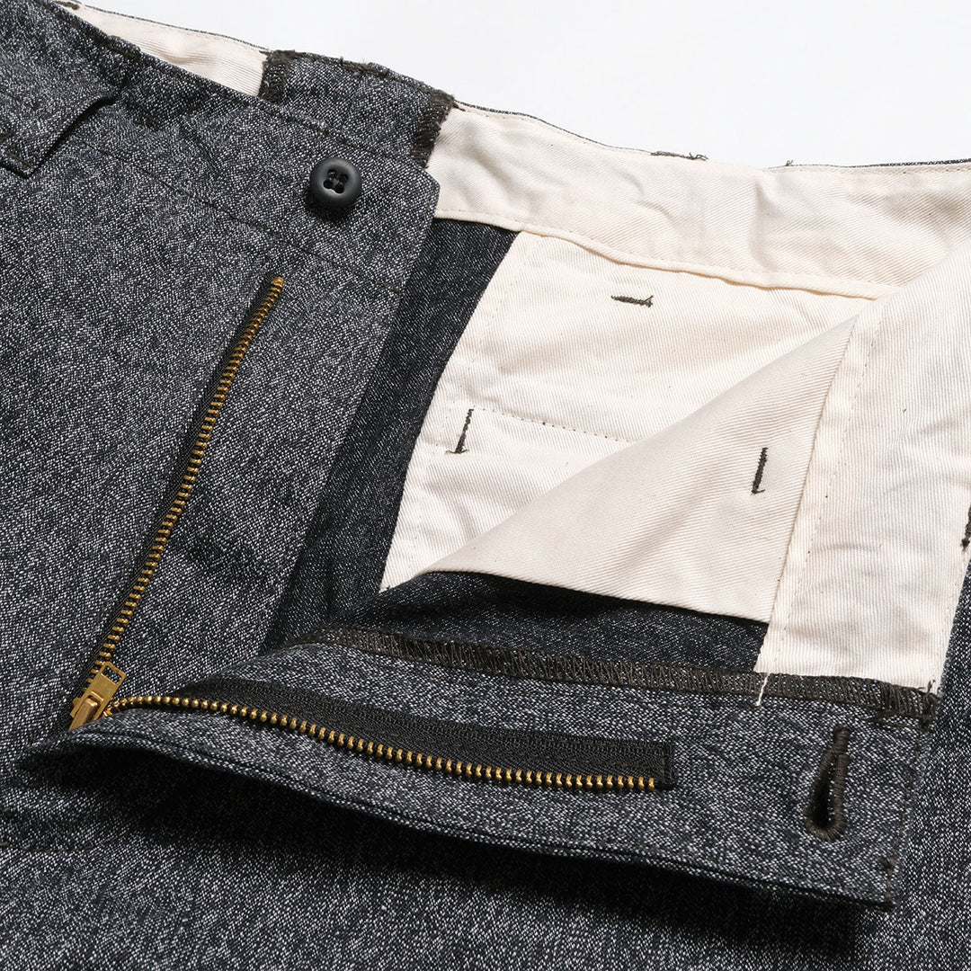 BURGUS PLUS - Lot.402Z - Military Trousers - Black Covert - 402Z-72