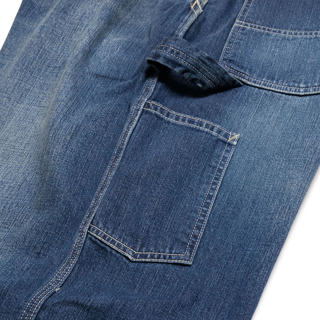 BURGUS PLUS - Work Painter Pants - 11oz. Denim - Mid Used - 560-10-MU