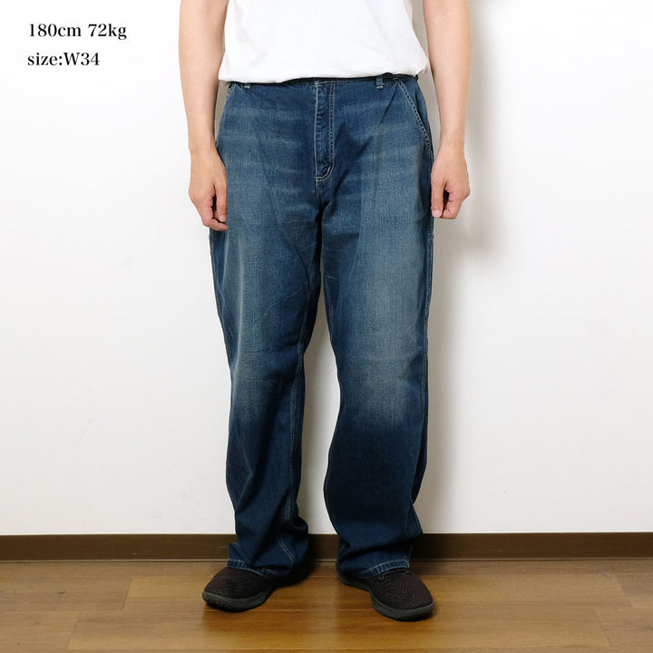 BURGUS PLUS - Work Painter Pants - 11oz. Denim - Mid Used - 560-10-MU