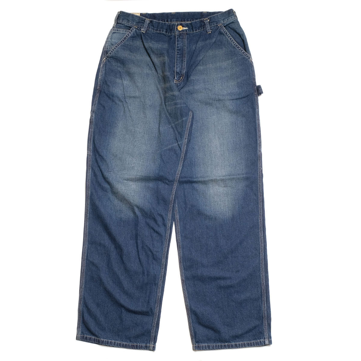BURGUS PLUS - Work Painter Pants - 11oz. Denim - Mid Used - 560-10