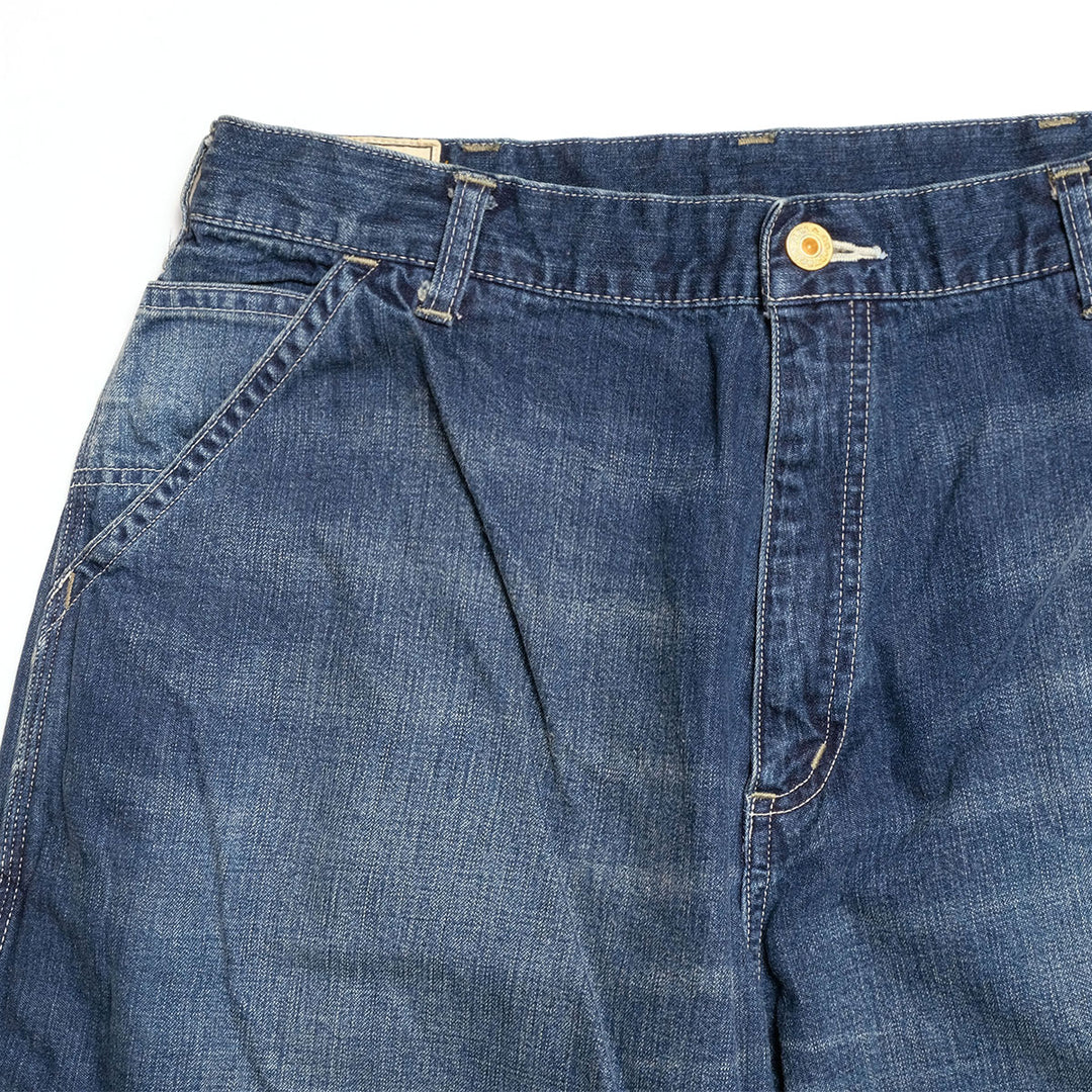 BURGUS PLUS - Work Painter Pants - 11oz. Denim - Mid Used - 560-10-MU