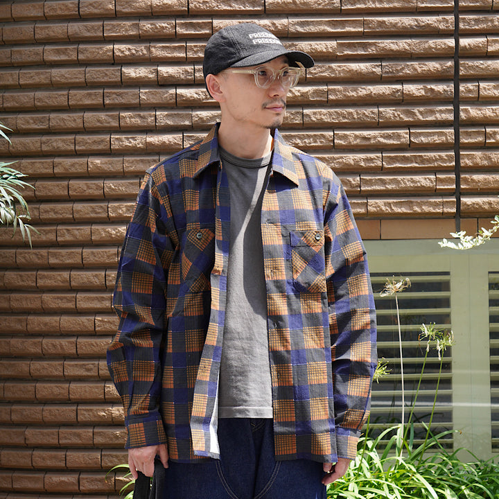 Needles - One-Up Shirt - Printed Flannel / Plaid  - RW303