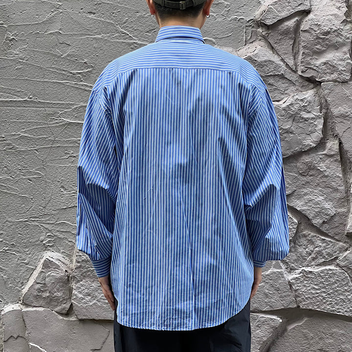 Gymphlex - B.D.Wide Shirt  - Typewriter Stripe - GY-B0201TTS