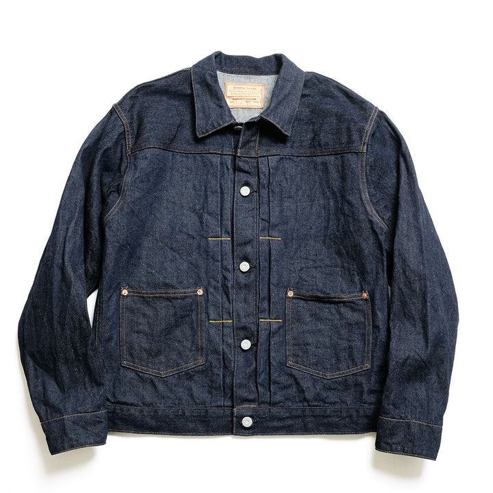 GENERAL THINGS  - Lot.7110 2pockets Solid Denim Jacket - 7110