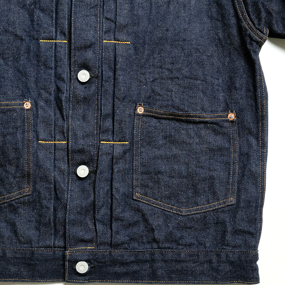 GENERAL THINGS  - Lot.7110 2pockets Solid Denim Jacket - 7110