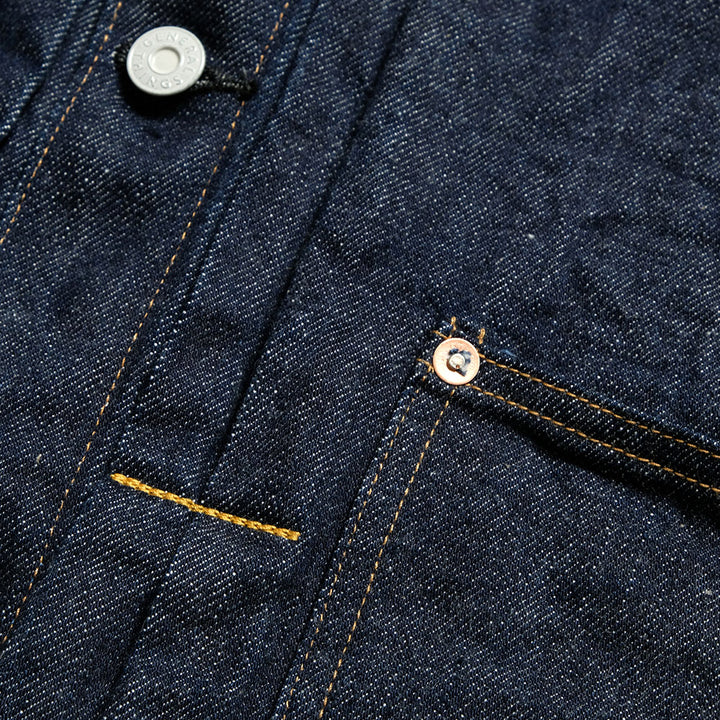 GENERAL THINGS  - Lot.7110 2pockets Solid Denim Jacket - 7110