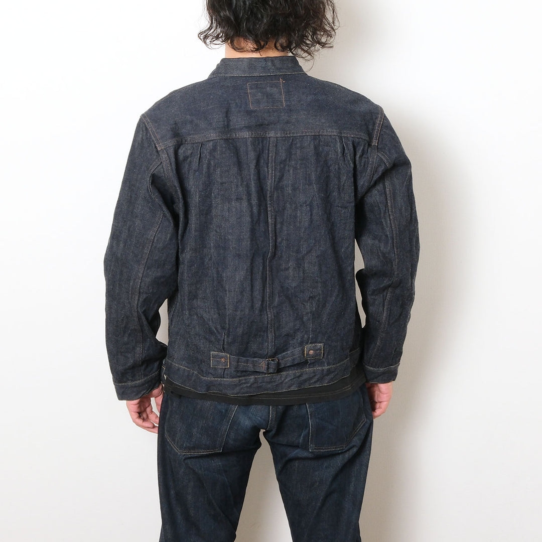Burgus Plus - Natural Indigo - 1st Type Denim Jacket T-back style - 71928-XXT