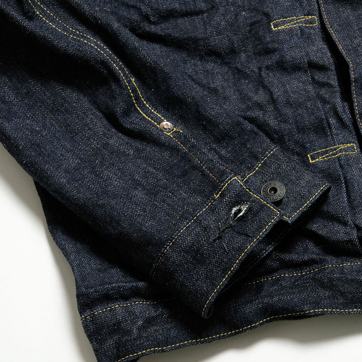 Burgus Plus - Natural Indigo - 1st Type Denim Jacket T-back style - 71928-XXT