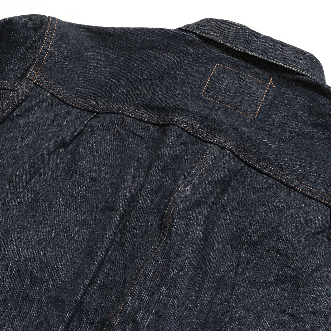 Burgus Plus - Natural Indigo - 1st Type Denim Jacket T-back style - 71928-XXT
