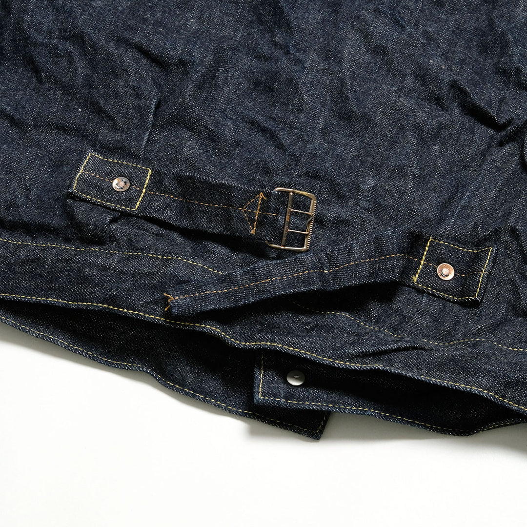 Burgus Plus - Natural Indigo - 1st Type Denim Jacket T-back style - 71928-XXT