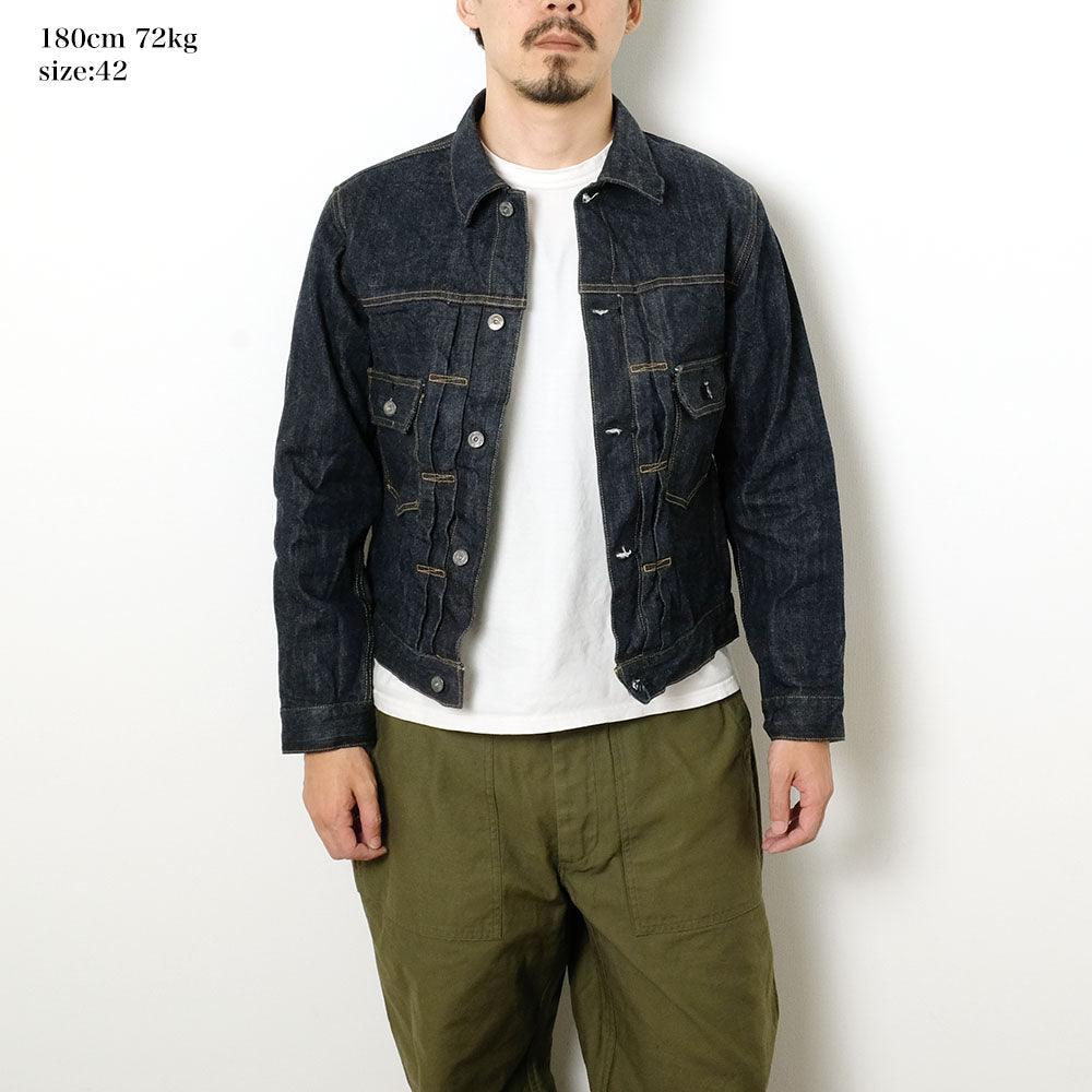 BURGUS PLUS - Natural Indigo - 2nd Type Denim Jacket - 71949-XX