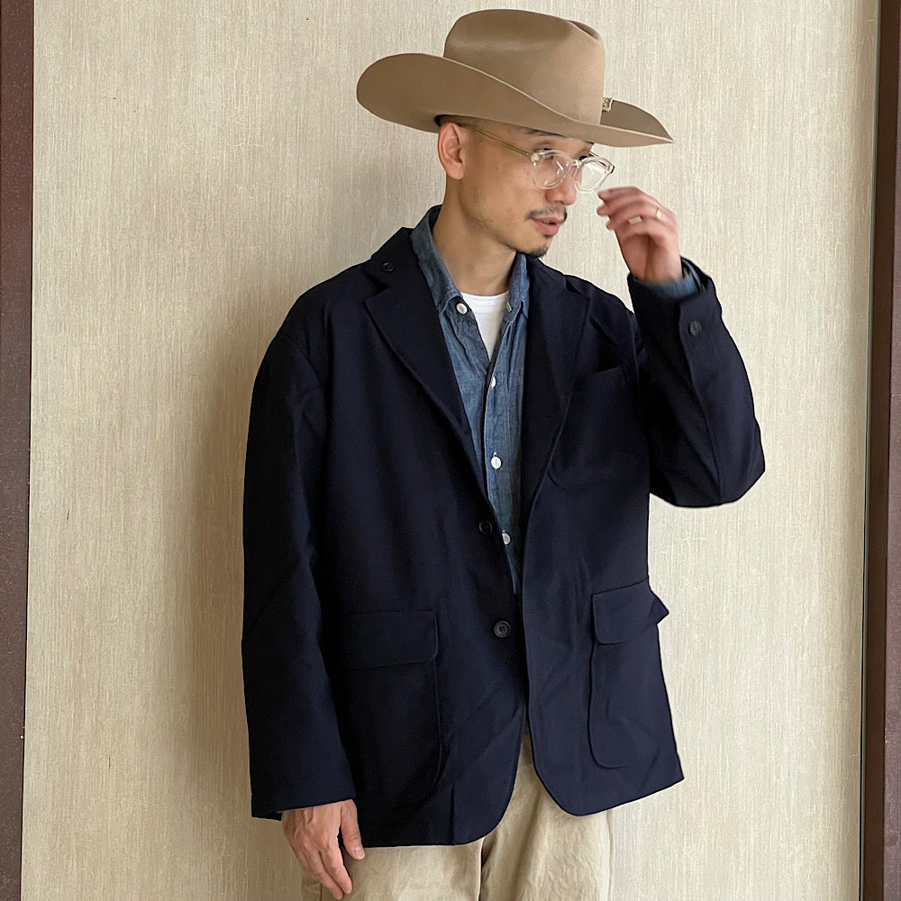 Engineered Garments - Loiter Jacket - Wool Uniform Serge - PS183