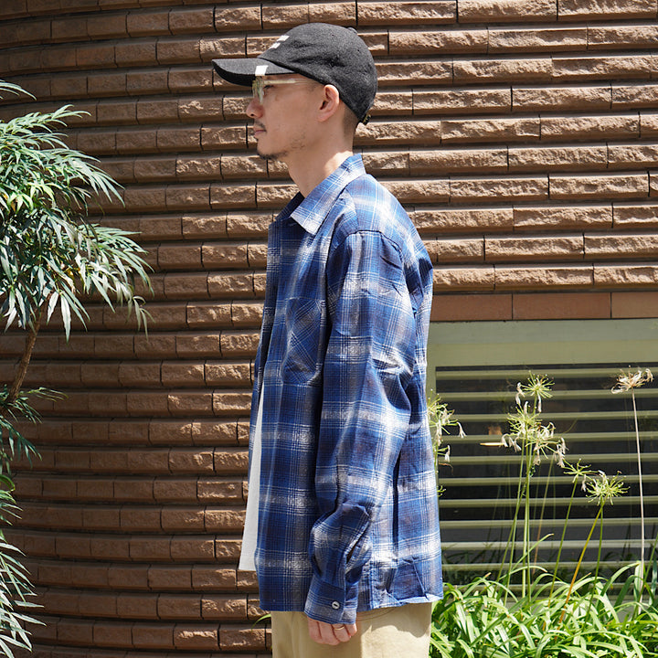 Needles - One-Up Shirt - Printed Flannel / Plaid  - RW303