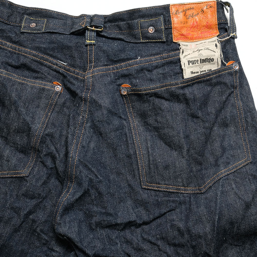 BURGUS PLUS - Natural Indigo Selvedge Jeans - 1928 Cinch-Back Model - Lot.928-XX-02