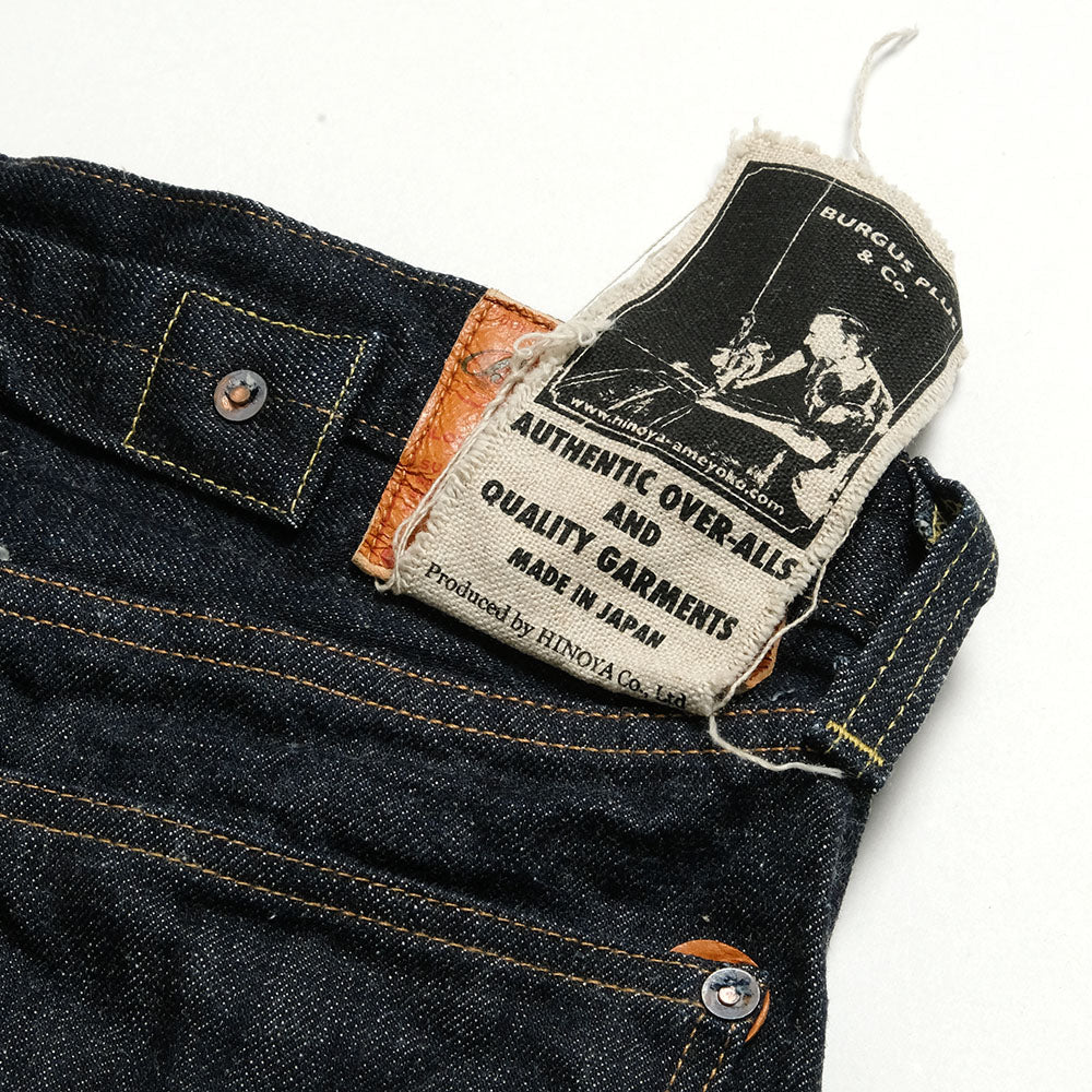 BURGUS PLUS - Natural Indigo Selvedge Jeans - 1928 Cinch-Back Model - Lot.928-XX-02