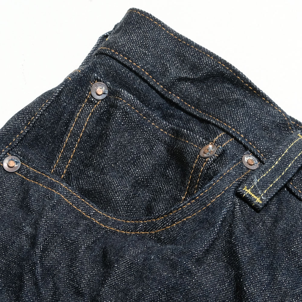 BURGUS PLUS - Natural Indigo Selvedge Jeans - 1928 Cinch-Back Model - Lot.928-XX-02