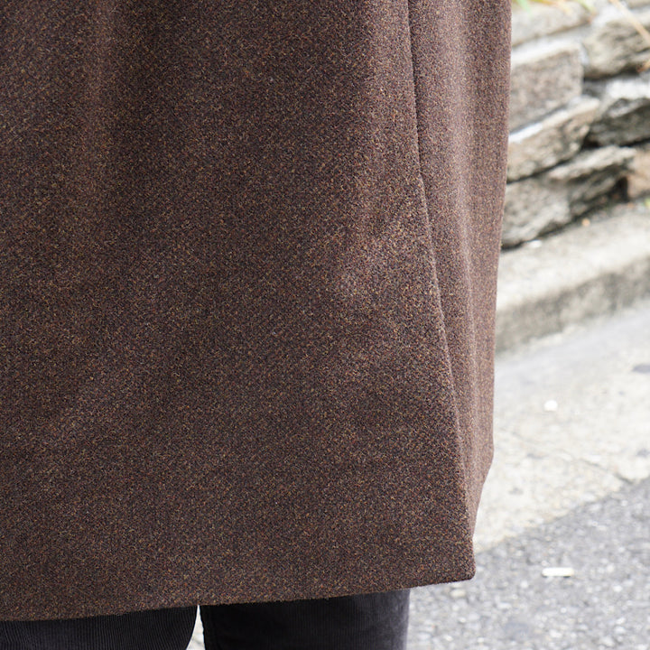 FRANK LEDER - Brown Wool Coat - FL-0521038